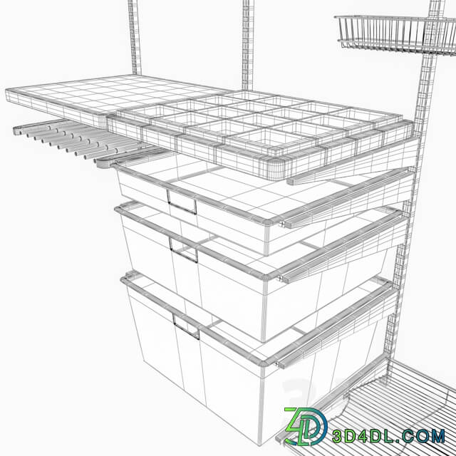 Wardrobe Display cabinets Elfa Wardrobe system