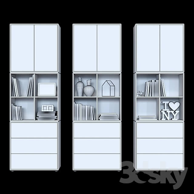 Wardrobe Display cabinets Cabinets IKEA Eket 6 color options .