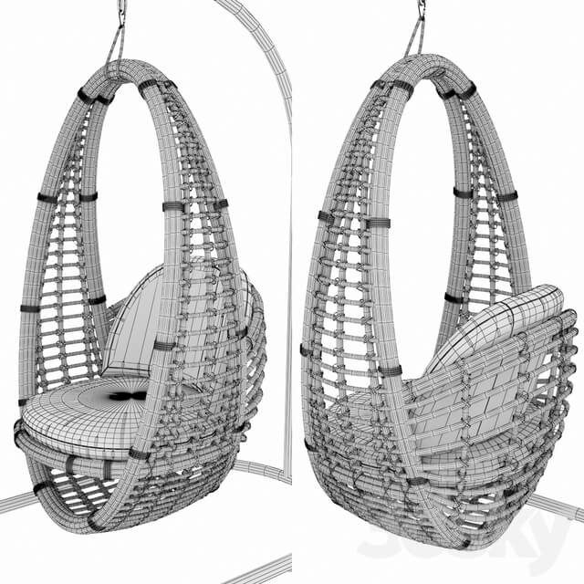 Garden swing Skylinedesign Occasionals HERI Other 3D Models