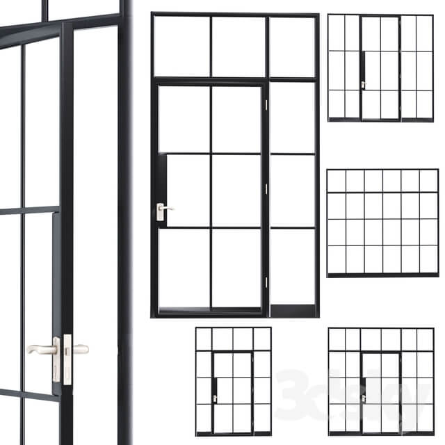 Steel door. Partition set 1