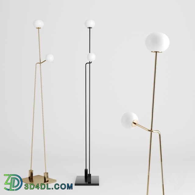 Tempo floor lamp by Atelier de troupe