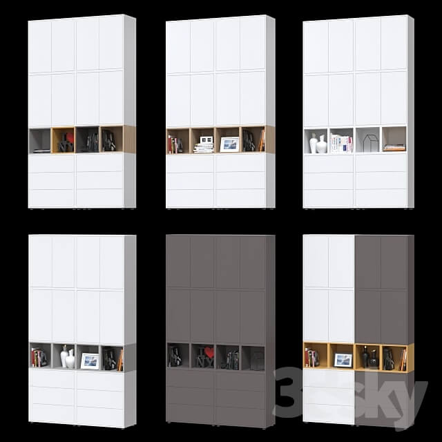 Wardrobe Display cabinets Cabinets IKEA Eket 2 6 color options .