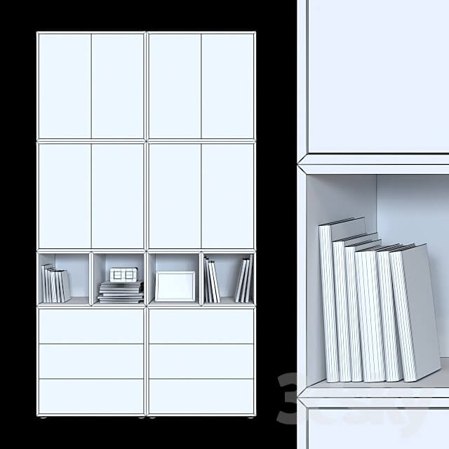 Wardrobe Display cabinets Cabinets IKEA Eket 2 6 color options .