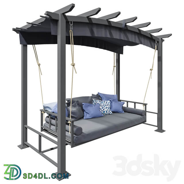 Atlanta Day Bed Garden Furniture Swing Seat Other 3D Models
