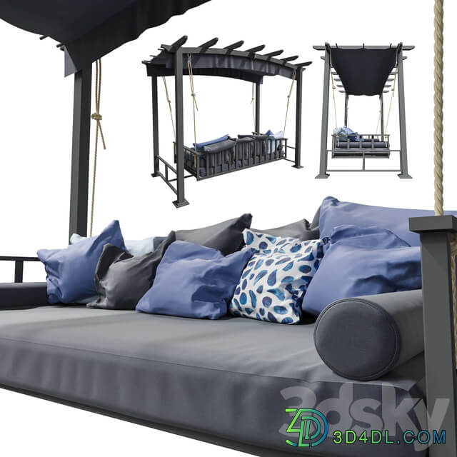 Atlanta Day Bed Garden Furniture Swing Seat Other 3D Models