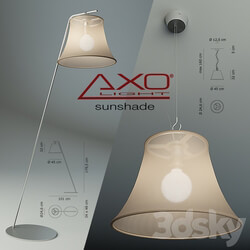 Axo Light Sunshade Pendant light 3D Models 