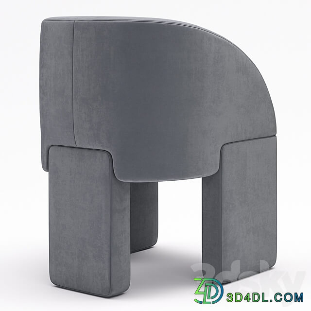 Baxter Chair Lazybones 3D Models