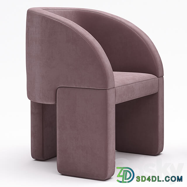 Baxter Chair Lazybones 3D Models