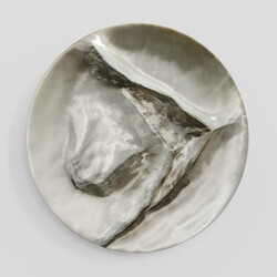 Round wall panel FROM A MOUNTAIN STREAM Metal Other decorative objects 3D Models 