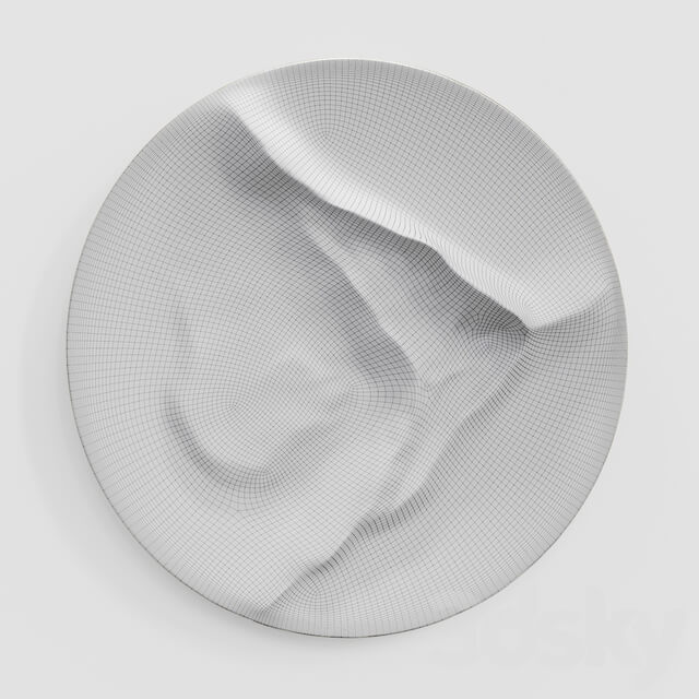 Round wall panel FROM A MOUNTAIN STREAM Metal Other decorative objects 3D Models