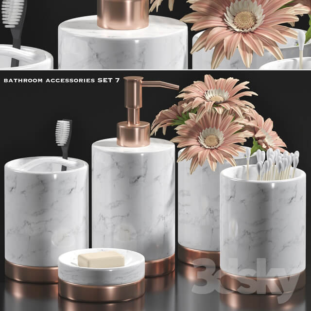 bathroom accessories set 7