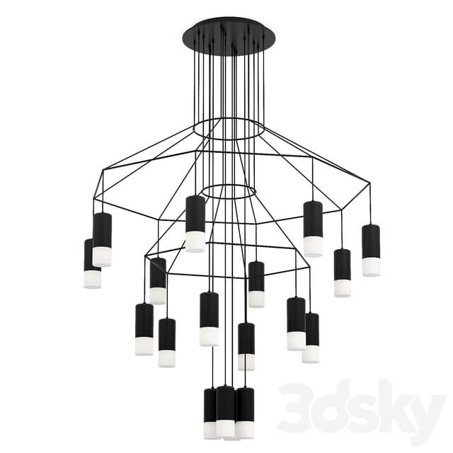 Chandelier Lampatron VIBIA Pendant light 3D Models