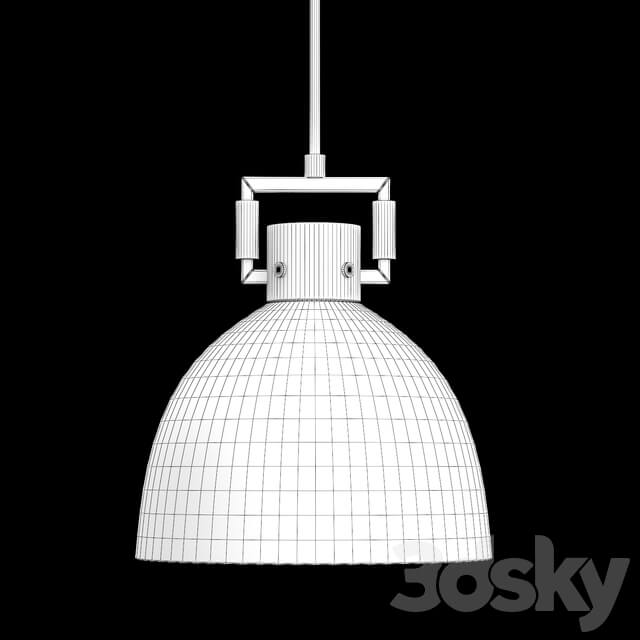 MACHINIST METAL CLOCHE PENDANT Pendant light 3D Models