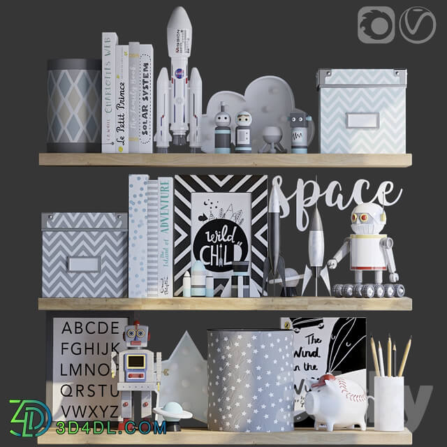 Decorative set for the children 39 s boy