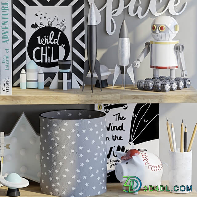 Decorative set for the children 39 s boy