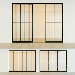 Sliding partition door 16 