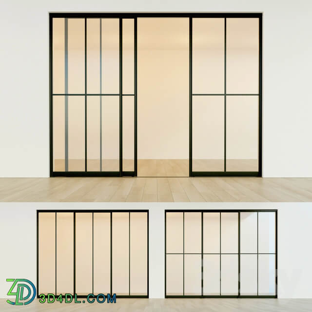 Sliding partition door 16