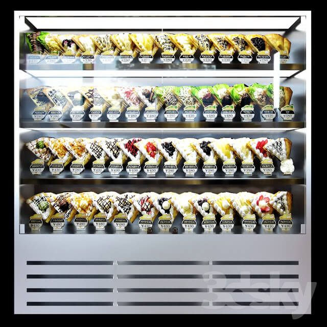 Dessert shelves