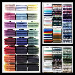 Shelves with shirts 