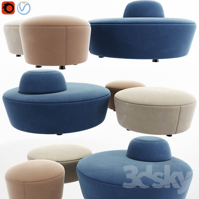 Solar Ottoman Set 02