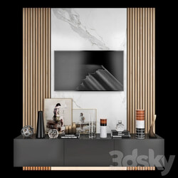 TV Wall set 20 3D Models 