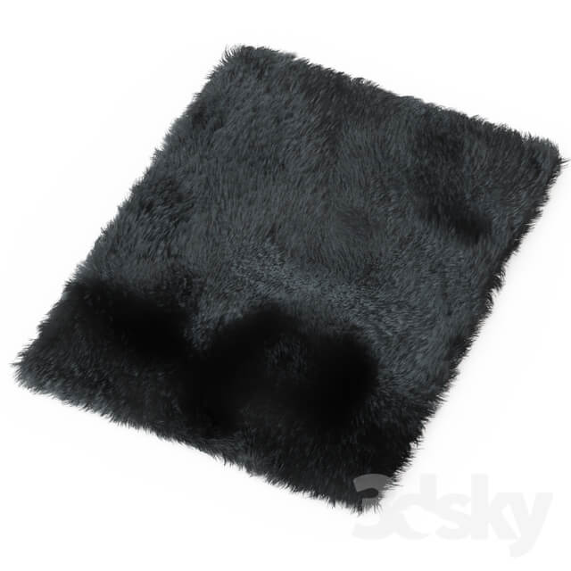 Carpet Fur Gray Shaggi 02