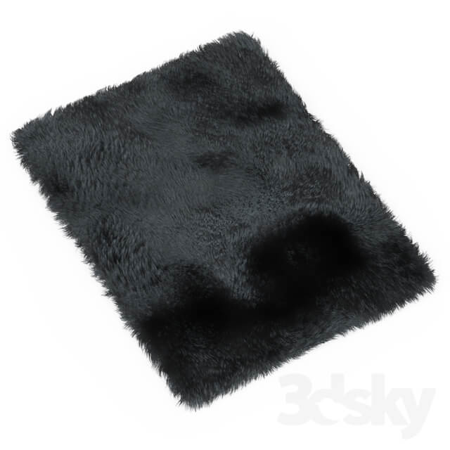Carpet Fur Gray Shaggi 02