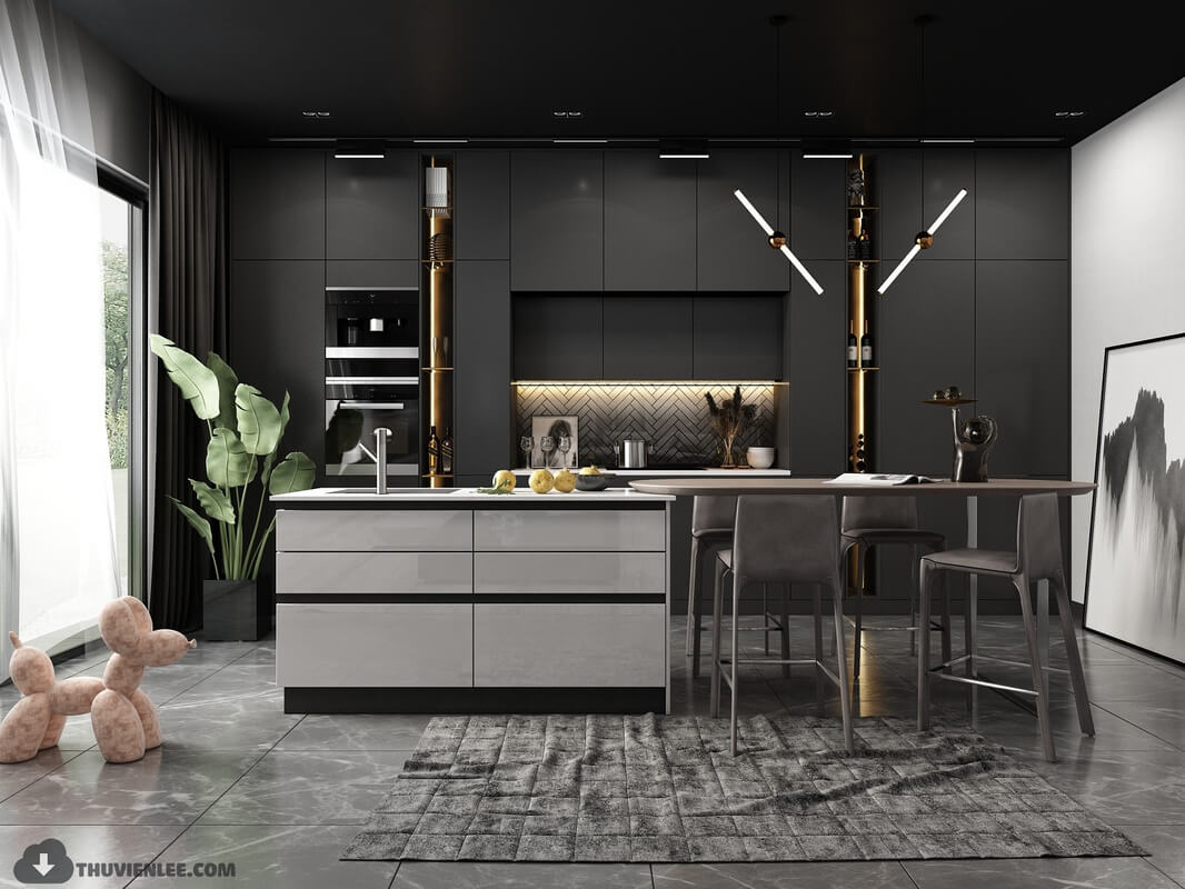 3D Model Kitchen 234 By HuyHieuLee