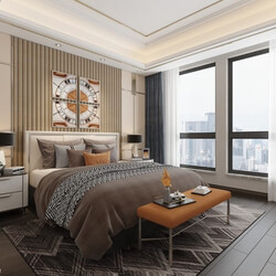 3D Interior Scenes File 3dsmax Model Bedroom 437 By Viet Long Lee 