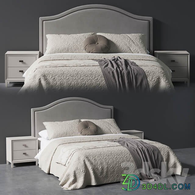 Bed Beverly Queen Headboard Bed