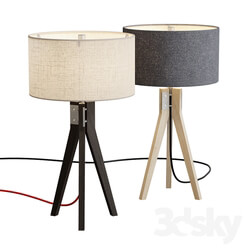 Folk Tripod Table Lamp 