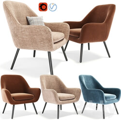 Memphis Velvet Armchair 02 