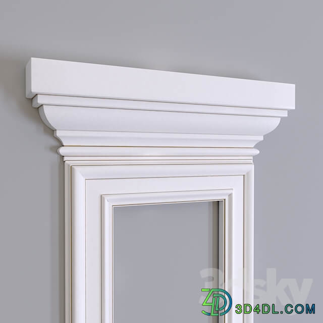 Pilaster Europlast. Capital 1.21.005 Molding 1.51.307 Base 1.23.500