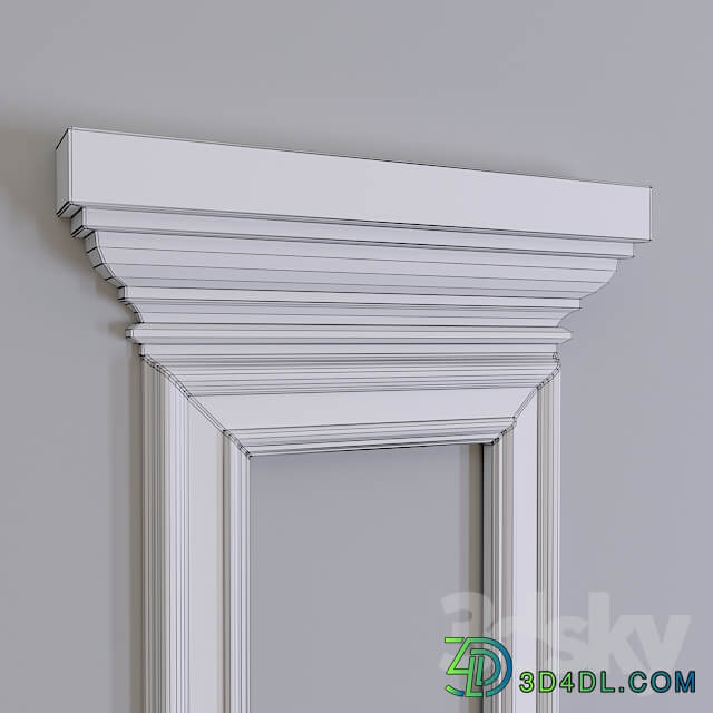 Pilaster Europlast. Capital 1.21.005 Molding 1.51.307 Base 1.23.500