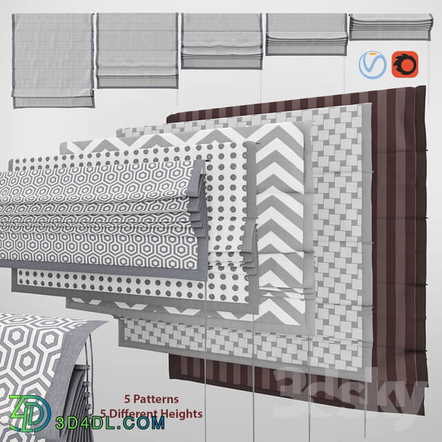 Roman curtain 3