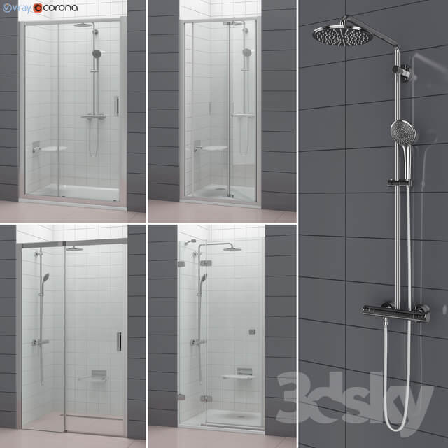 Set of shower doors RAVAK set 52