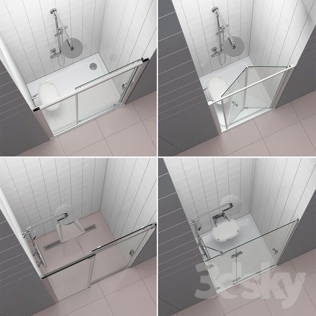Set of shower doors RAVAK set 52