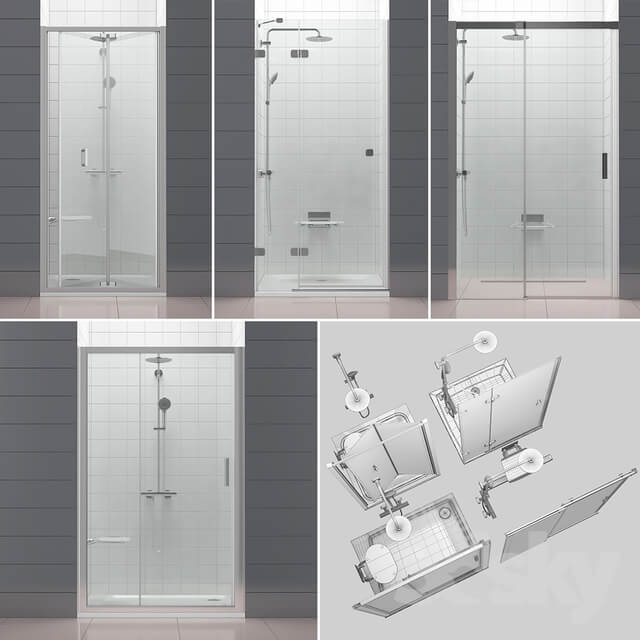 Set of shower doors RAVAK set 52