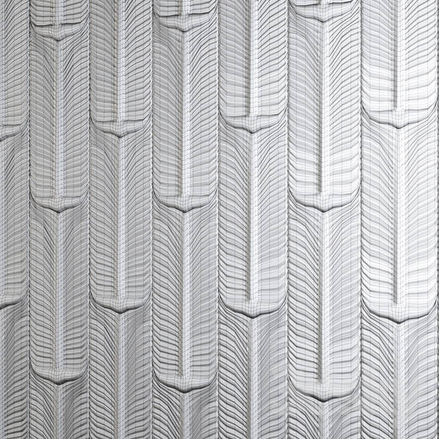 3D Panel feather