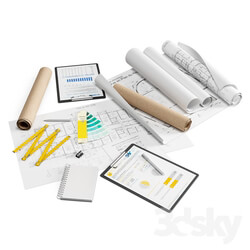 Office Workplace Decor Set 1 