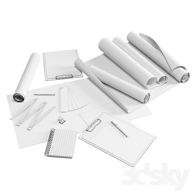 Office Workplace Decor Set 1