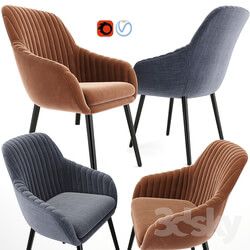 Rochelle Strip Lounge Chair 02 