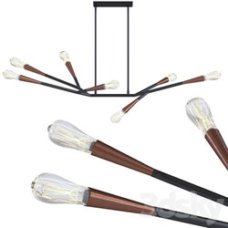 Pendant Lamp Monte Carlo Sette adjustable Pendant light 3D Models 