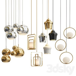 pendant collection Pendant light 3D Models 