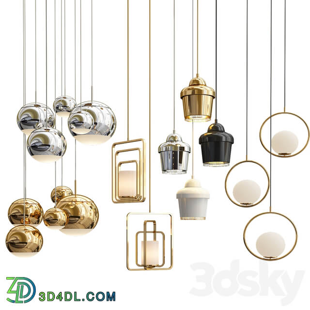 pendant collection Pendant light 3D Models