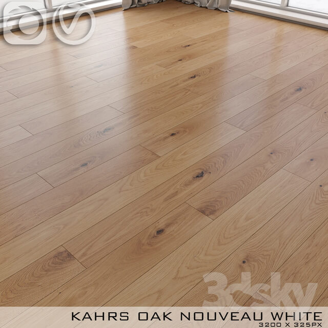 Parquet Kahrs Oak Nouveau White
