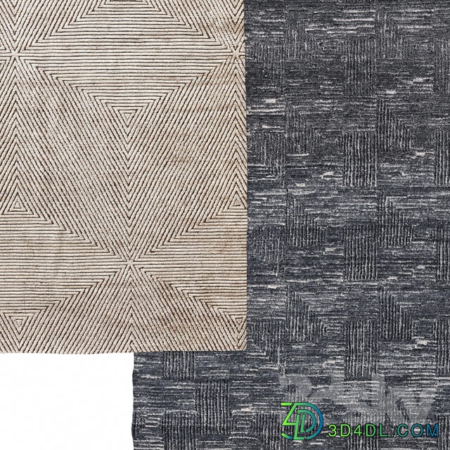 Carpet Mosaic Hand Knotted Silk by Restoration Hardware