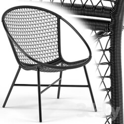 Sala Graphite Lounge Chair 