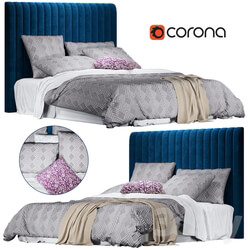 Bed Home Republic Soho Quilted Ash Quilt Cover 