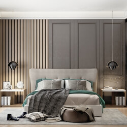 3D Interior Scenes File 3dsmax Model Bedroom 376 By Dinh Huy 